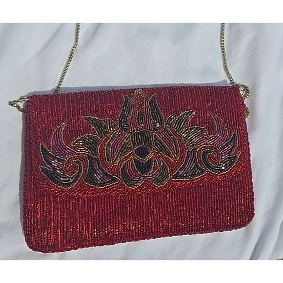 !! La Regale LTD Vintage Women's Handbag Cross Body Purse 8.5" x 5.5" - Picture 2 of 10